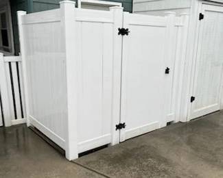 Vinyl shower surround