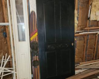 Pair of these carved, heavy doors