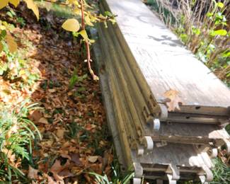 Scaffolding, Available for pre-sale: $900.00. 17 sections plus rails, platforms and some wheels