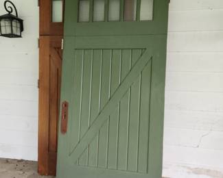 1 door remaining, with hardware are available for pre-sale. They are $500.00 each, Cash Only.