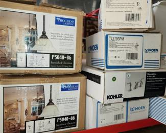 New, in-box lighting fixtures