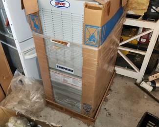 New, in-box gas furnace