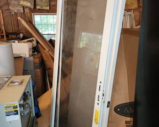 Pair of glass slider doors
