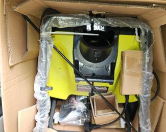 New, in-box Ryobi 20" electric snow blower