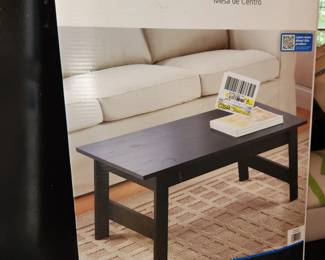 New, in-box coffee table