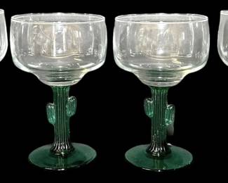 Cactus Margarita Glasses