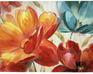 Floral Canvas Wall Art