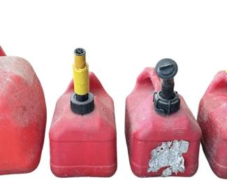 Four Gas Cans