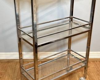 Metal Serving Cart