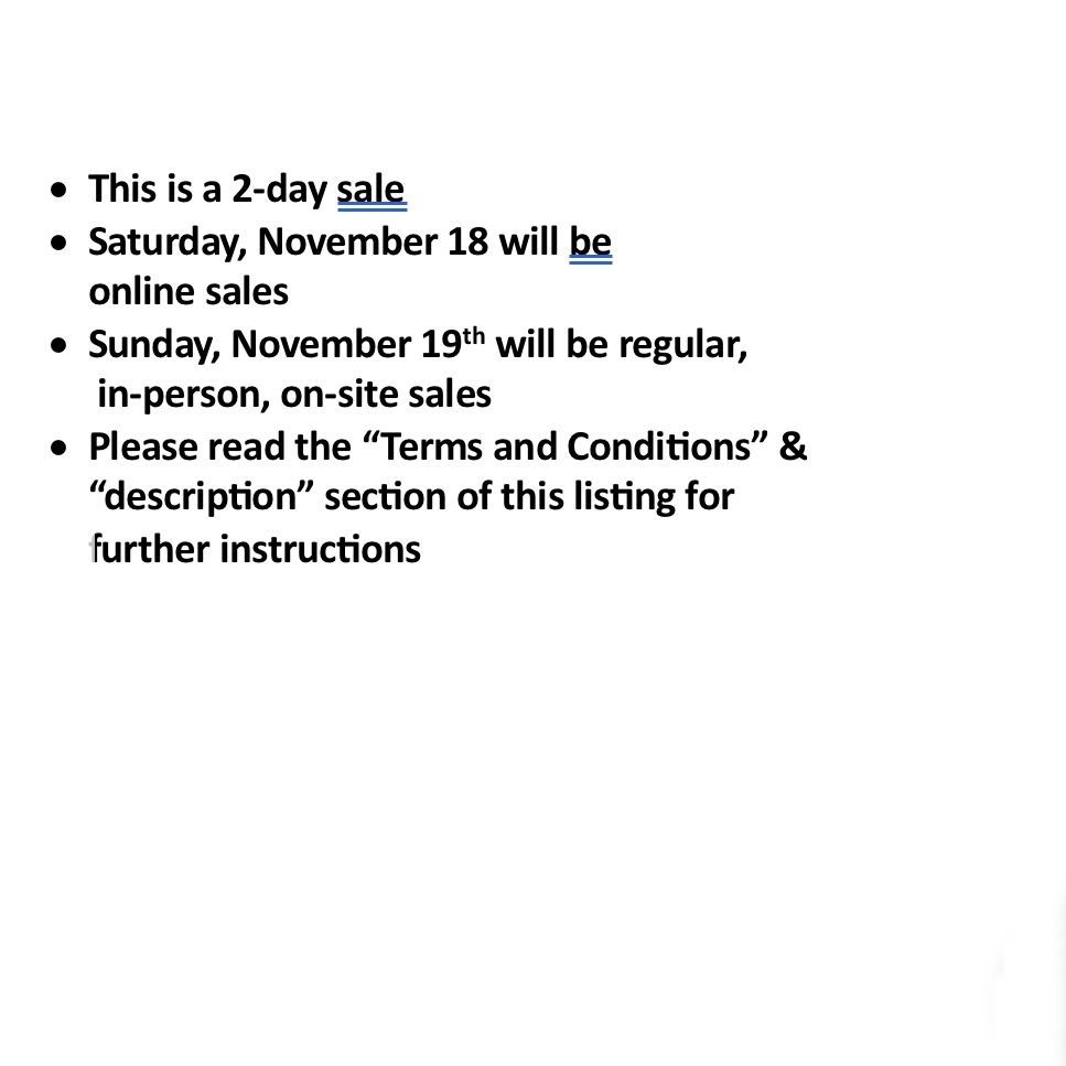 Hanna Estate Services Mid Century Modern... starts on 11/18/2023