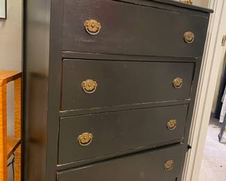 Black 4 Drawer Dresser 