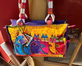 Laurel Burch Feline Tribe Tote Bag