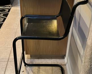 Black Cantilever Chair