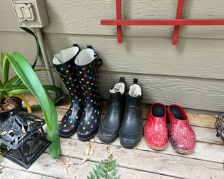 Assortment of Rain Boots