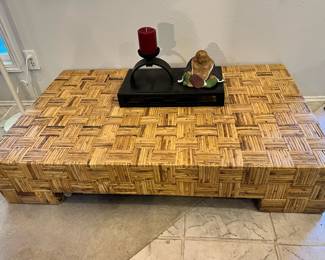 Parquet Bamboo Low Rise Coffee Table
