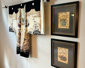 Japanese Kimono, 2 Asian Teapot Prints by Cheri Blum 