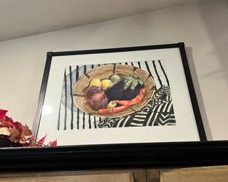 Basket of Vegetables Painting by Mary Anderson