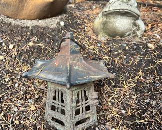 Small Cast Iron Pagoda Lantern