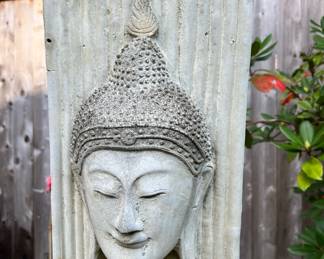 Buddha Head Hanging Plaque