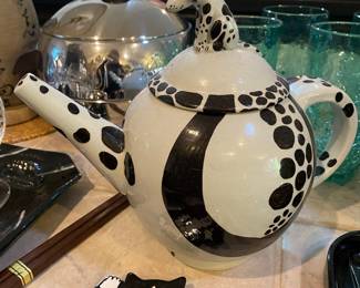 Dalmatian Themed Teapot