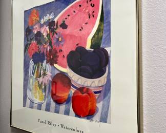 Kitchen Garden Watercolor Print by Carol Riley