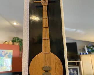 Wall Hanging of Thai Wolgum Instrument