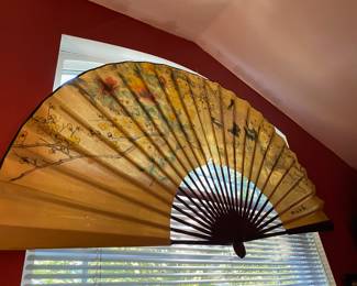 Large Asian Decorative Fan