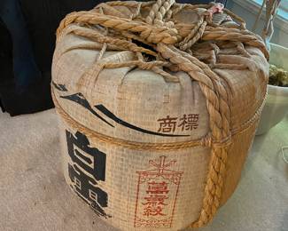 Chinese Sake Barrel