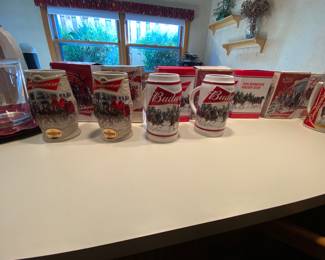 Budweiser Mugs with Boxes