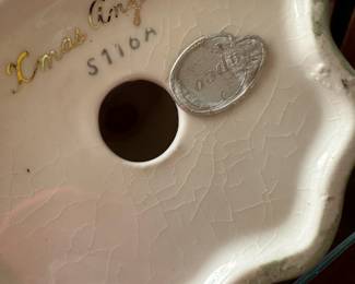 Napco Christmas Angel Girl Holding Presents Figurine - S116A