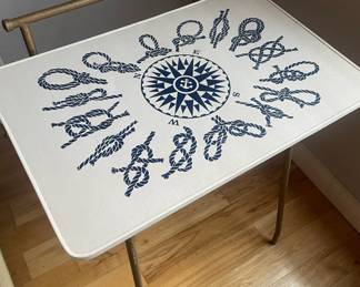 Nautical/Compass Themed Side Table