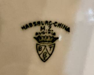 Habsburg China Oval Serving Platter