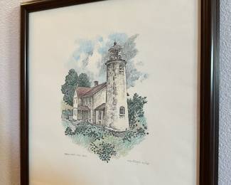 Signed and Numbered Beaver Island, MI - 1852 Print