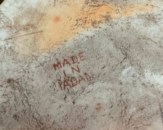 Kutani Japanese Porcelain Sleeping Cat Sculpture