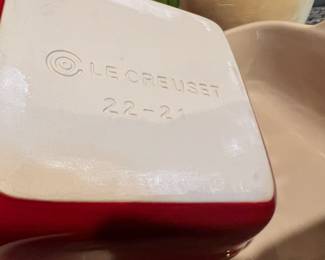 Set of 3 Le Creuset Stoneware Heritage Baking Dishes