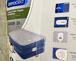 Aerobed Quilted Foam Topper Air Mattress