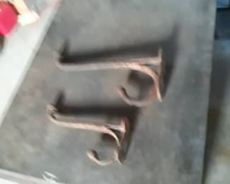 Horse tack hooks, oversized 