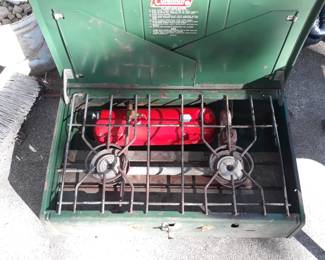 Coleman two burner , gas stove