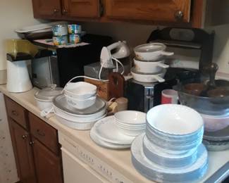 Corelle dishware  and Corningware 