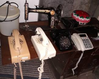 Vintage rotary  telephones 