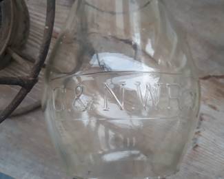 C&NW Ry
Raised letters 