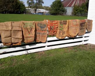 Burlap sacks
