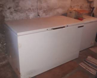 Two Freezers available 
20.3 cu ft of storage.   And...
5.2 cu ft   of storage