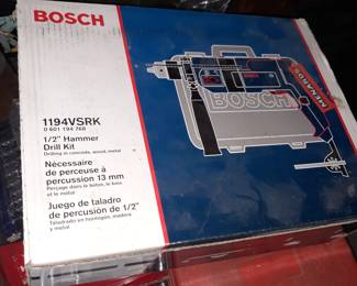 New in box 
Bosch 1/2" Hammer Drill 