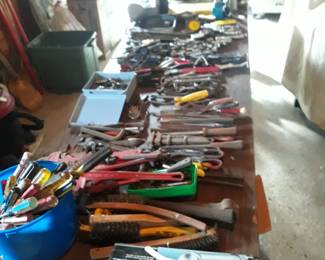 Lots of hand tools