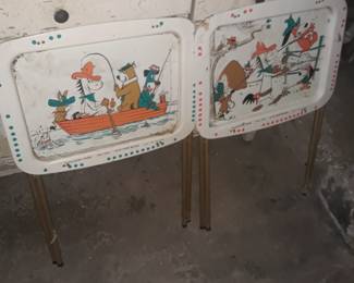 Vintage  1960s TV Trays