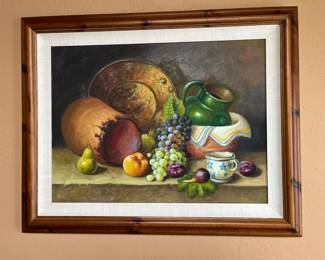 Pottery and Fruit Painting