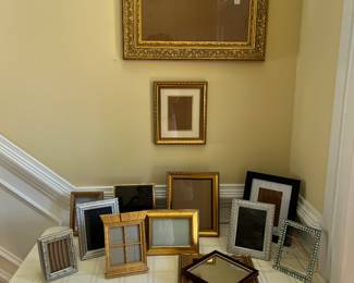 Picture frames, shadow box frames and framed mirrors