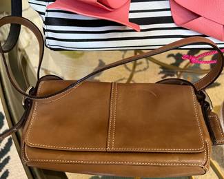 Coach leather handbag