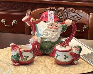 Fitz and Floyd Christmas Tea set